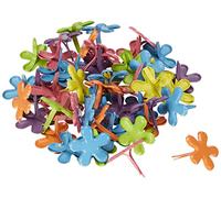 Rayher Brads Flower, Colori-Classici, 12 Mm, Box Blister 50 Pz, 7835549