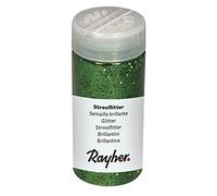 Rayher Brillantini, Verde, Scatola 110 G, Pet, 3925829