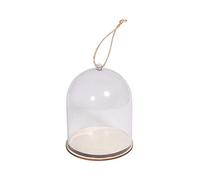 Rayher Campana Plastica Con Piedistallo, 9Cm Ø, 11Cm, Con Cordoncino Juta, 46587000
