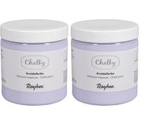 Rayher Chalky, Lilla Chiaro, Barattolo 230ml, 35048308 (Confezione da 2)