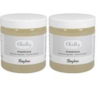 Rayher Chalky Vernice Screpolante, Barattolo 230ml, 35054000 (Confezione da 2)