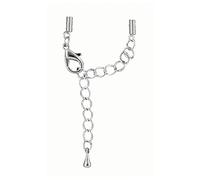 Rayher Chiusura A Spirale con Moschettone, Platino, 1Mm, Busta 2Pz, 2222921