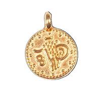 Rayher Ciondolino Metallo Moneta, 7,3Mm Ø, Oro, Con 1 Occhiello, Bus.Blis. 6Pz, 22778616