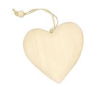 Rayher Ciondolo Legno Cuore, Fsc Mix Credit, 10Cm Ø, 62223000