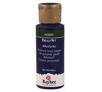 Rayher Colore Acrilico Universale, Blu Oltremare, Flacone 59 M, 38000384