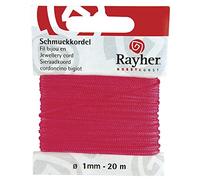 Rayher Cordoncino Bigiot., Pink, Ø 1 Mm, Cart.Blister 20 M, 8947333