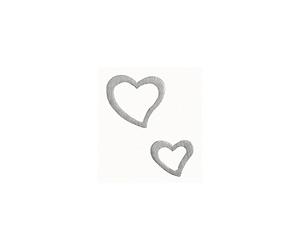 Rayher Cuori in Legno, 1,5-4 Cm, Argento, Busta 24 Pezzi, 8827022