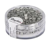 Rayher Dado-Metallizzato, Opaco, Argento Brill., 3,4 Mm, Scatola 15G, 14308610