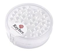 Rayher Dado-Rinascimento, Bianco Neve, 4,5X5 Mm, Scatola 40 Pz, 14407100
