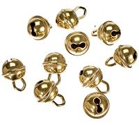 Rayher Deco-Campanelli di Metallo (Tondi), 9Mmø, Oro, Busta 10 Pz, 2503006