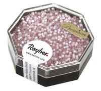 Rayher Delica Rocailles, 1,6Mm Ø, rosé, 6G, Perlato, Scatolina, 14766258