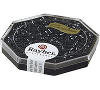 Rayher Delica Rocailles, 2,2Mm Ø, Antracite, 9G, Metallico, Scatolina, 14750572