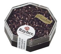 Rayher Delica Rocailles, 2,2Mm Ø, Viola, 9G, Trasparente Arcobaleno, Scatolina, 14755314