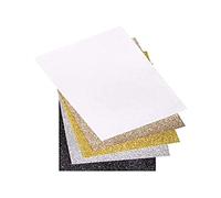 Rayher, Feltro, Bianco, Argento, Cachemire, Oro, Nero, 21x30x0,1cm