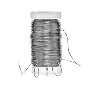 RAYHER Filo d'Argento con Anima in Rame, Diametro 0,30 mm, Bobina 100 m, 2402500