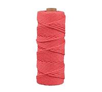Rayher Filo macramè, 3mm ø, corallo, ca.,210g, rotolo 70m, 44007212