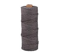 Rayher Filo macramè, 3mm ø, grigio pietra, ca.,210g, rotolo 70m, 44007558