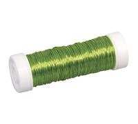 Rayher Filo Metallico per Bigiotteria, Verde Chiaro, 0,30 Mm Ø, Rotolo 50 M, 2405511