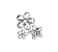 Rayher Fiori Strass Ascrilico, Cristallo, 5,8,10Mm, Busta 310Pz, 1522737