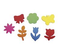 Rayher Gommapiuma Risveglio Primavera Perforati, Colori Misti, 2,1-3,4Cm, Adesivo, Bus.Blis. 100Pz, 30147999