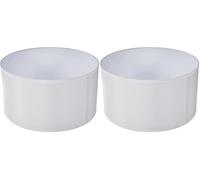 RAYHER HOBBY 23085102, Paralume, Personalizzabile, Bianco, 30 x 16 cm, plastica (Confezione da 2)