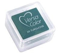 RAYHER Hobby 28395404 tampone versacolor, superficie timbro 2,5 x 2,5 cm, turchese