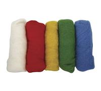 Rayher Hobby 5364300, Pura Lana, Pile, 5 Colori Un 20g, colorato