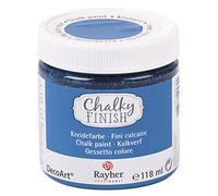 RAYHER HOBBY Chalky Finish Colore in Gesso, Blu (Azzurro), 118 ml, 118 unità