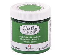 RAYHER HOBBY Chalky Finish Colore in Gesso, Verde (Evergreen), 118 ml, 118 unità