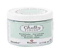 RAYHER HOBBY Chalky Finish Colore in Gesso, Verde (Jade), 118 ml (Confezione da 1), 118 unità