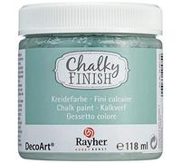 RAYHER HOBBY Chalky Finish Colore in Gesso, Verde Menta, 118 ml, 118 unità