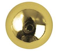 RAYHER Hobby Rayher 1630206 - Perline Rotonde in plastica, Diametro 4 mm, Oro