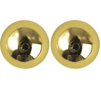 RAYHER Hobby Rayher 1630206 - Perline Rotonde in plastica, Diametro 4 mm, Oro (Confezione da 2)