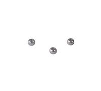 Rayher Hobby Rocailles, 3mm ø, Argento Opaco, scatolina 200pz