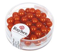 RAYHER HOBBY Vetro Perle di Cera Ã ˜ 6 mm Arancione