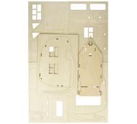 Rayher kit montaggio 3D in legno roulotte legno naturale certificato FSC 20