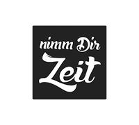 Rayher Label Nimm Dir Zeit, 50X50Mm, Bus.Blis. 1Pz, 34361000