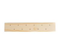 Rayher Listello legno c. 11 fori, FSC 100%, 22,5x4x2,4cm, per fiori secchi, 64523000