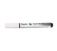 Rayher Marker Coprente per Tessuti, Bianco, Punta Tonda 2-4Mm, con Valvola, 35000102