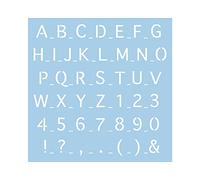 Rayher Mascherina, Scrittura 2, 30X30 Cm, Busta 1 Pz, 3836300