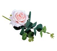 Rayher Mazzetto Rose con eucalipto, Rosa, 28cm