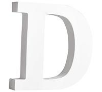 Rayher MDF Lettera D, FSC 100 %, bianco, 10x2x11cm, 64543102