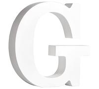 Rayher MDF Lettera G, FSC 100 %, bianco, 11x2x11cm, 64546102