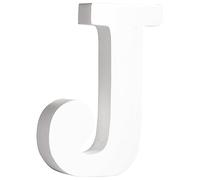 Rayher MDF Lettera J, FSC 100 %, bianco, 6,4x2x11cm, 64549102