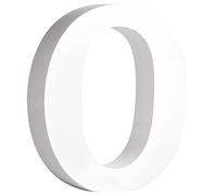 Rayher MDF Lettera O, FSC 100 %, bianco, 9,9x2x11cm, 64554102
