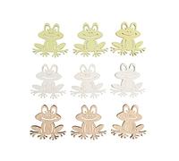 Rayher Miniature legno ranocchio, 4x4cm, +bollino ades.assort., bus.blis 9, 46678000