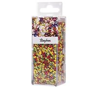 Rayher Misto Paillette E Perle Vetro E Fil di F, Misto 90G E Fil di Ferro 50Mx0,3Mm, 24096000