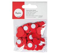 Rayher Motivi Legno, Cuori, 1,5+2+2,5 Cm, Busta 24 Pezzi, 8866100