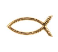 Rayher Motivo di Cera Pesce, Oro, 4 x 2 cm, Busta Blister 1 Pezzi, 31635616
