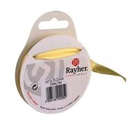 Rayher Nastro Raso, Oro, 10Mm, Rot. 10M, 5521406